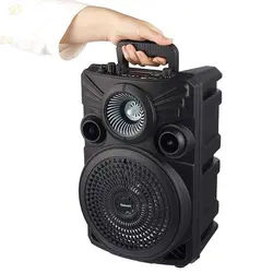 اسپیکر بلوتوثی رم و فلش خور Galexbit GS21 + میکروفون و ریموت کنترلGALEXBIT GS21 WIRELESS SPEAKER