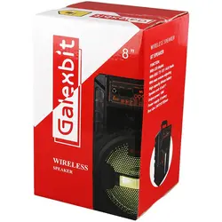 اسپیکر بلوتوثی رم و فلش خور Galexbit GS21 + میکروفون و ریموت کنترلGALEXBIT GS21 WIRELESS SPEAKER