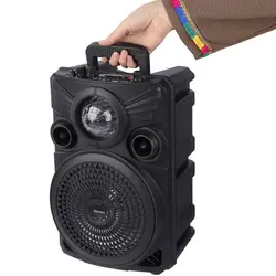 اسپیکر بلوتوثی رم و فلش خور Galexbit GS20 + میکروفون و ریموت کنترلGALEXBIT GS20 WIRELESS SPEAKER