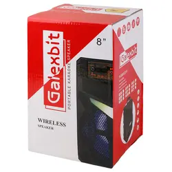 اسپیکر بلوتوثی رم و فلش خور Galexbit GS20 + میکروفون و ریموت کنترلGALEXBIT GS20 WIRELESS SPEAKER