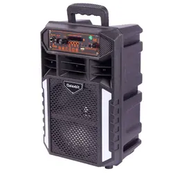 اسپیکر بلوتوثی رم و فلش خور Galexbit GS18 + میکروفون و ریموت کنترلGALEXBIT GS18 WIRELESS SPEAKER