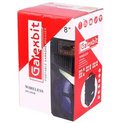 اسپیکر بلوتوثی رم و فلش خور Galexbit GS18 + میکروفون و ریموت کنترلGALEXBIT GS18 WIRELESS SPEAKER