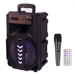 اسپیکر بلوتوثی رم و فلش خور Galexbit GS19 + میکروفون و ریموت کنترلGALEXBIT GS19 WIRELESS SPEAKER