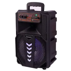 اسپیکر بلوتوثی رم و فلش خور Galexbit GS19 + میکروفون و ریموت کنترلGALEXBIT GS19 WIRELESS SPEAKER