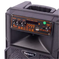 اسپیکر بلوتوثی رم و فلش خور Galexbit GS19 + میکروفون و ریموت کنترلGALEXBIT GS19 WIRELESS SPEAKER