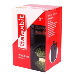 اسپیکر بلوتوثی رم و فلش خور Galexbit GS19 + میکروفون و ریموت کنترلGALEXBIT GS19 WIRELESS SPEAKER