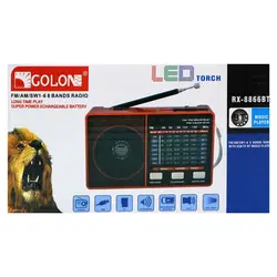 رادیو اسپیکر بلوتوثی رم و فلش خور Golon RX-8866BTGOLON RX-8866BT RADIO AND BLUETOOTH SPEAKER