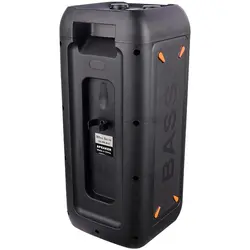 اسپیکر چمدانی بلوتوثی رم و فلش خور RS-D32 + میکروفون و ریموت کنترلRS-D32 WIRELESS SPEAKER