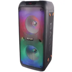 اسپیکر چمدانی بلوتوثی رم و فلش خور RS-D32 + میکروفون و ریموت کنترلRS-D32 WIRELESS SPEAKER