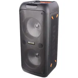 اسپیکر چمدانی بلوتوثی رم و فلش خور RS-D32 + میکروفون و ریموت کنترلRS-D32 WIRELESS SPEAKER