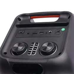 اسپیکر چمدانی بلوتوثی رم و فلش خور RS-D30 + میکروفون و ریموت کنترلRS-D30 WIRELESS SPEAKER