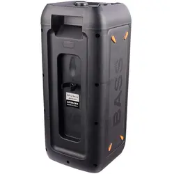 اسپیکر چمدانی بلوتوثی رم و فلش خور RS-D31 + میکروفون و ریموت کنترلRS-D31 WIRELESS SPEAKER