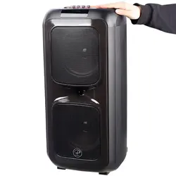 اسپیکر چمدانی بلوتوثی رم و فلش خور XP-Product XP-M1212A + میکروفون و ریموت کنترلXP-Product XP-M1212A Wireless Speaker