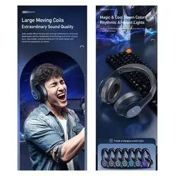 هدفون بلوتوثی رم خور Awei A100BLAWEI A100BL BLUETOOTH HEADSET