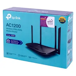 مودم روتر ۴ آنتن TP-Link AC1200 Archer VR300 N300 300MbpsTP-LINK AC1200 ARCHER VR300 N300 300MBPS WIRELESS MODEM ROUTER