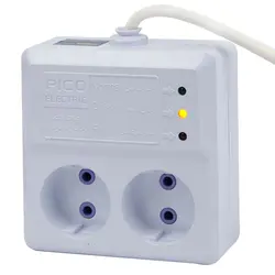 محافظ برق یخچال فریزر ۲ خانه پیکو الکتریک با کابل ۱/۵ متریPico Voltage Protector with 2 Entries