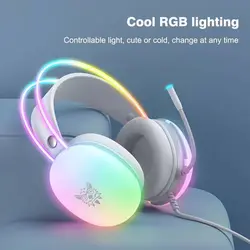 هدست گیمینگ اونیکوما مدل X25 RGBOnikoma X25 RGB gaming headset