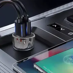 شارژر فندکی فست شارژ Earldom ES-CC18 3.1A 15.5WEARLDOM ES-CC18 3.1A 15.5W CAR FAST CHARGER