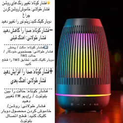 اسپیکر بلوتوثی قابل حمل  مدل P-21Bluetooth speaker model P-21