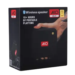 اسپیکر بلوتوثی قابل حمل آکو مدل AS-21Ako Bluetooth speaker model AS-21