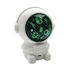 چراغ خواب رومیزی مدل فضانورد طرح رقص نور موزیکالAstronaut night light musical light dance design