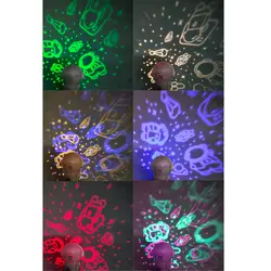 چراغ خواب رومیزی مدل فضانورد طرح رقص نور موزیکالAstronaut night light musical light dance design
