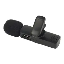 میکروفون یقه ای بی سیم K8 + تبدیل Type-C to LightningK8 TYPE-C MICROPHONE +TYPE-C TO LIGHTNING ADAPTER