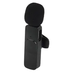 میکروفون یقه ای بی سیم K8 + تبدیل Type-C to LightningK8 TYPE-C MICROPHONE +TYPE-C TO LIGHTNING ADAPTER