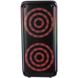 اسپیکر چمدانی رم و فلش خور KTS-1912 + میکروفون و ریموت کنترلKTS-1912 WIRELESS SPEAKER