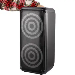 اسپیکر چمدانی رم و فلش خور KTS-1912 + میکروفون و ریموت کنترلKTS-1912 WIRELESS SPEAKER