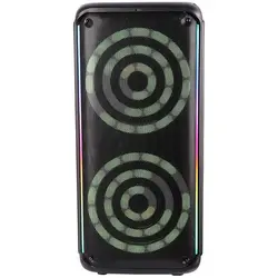 اسپیکر چمدانی رم و فلش خور KTS-1912 + میکروفون و ریموت کنترلKTS-1912 WIRELESS SPEAKER