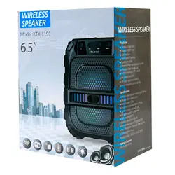 اسپیکر بلوتوثی رم و فلش خور KTX-1191KTX-1191 WIRELESS SPEAKER