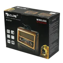 رادیو اسپیکر بلوتوثی رم و فلش خور Golon RX-BT88GOLON RX-BT88 WIRELESS RADIO SPEAKER