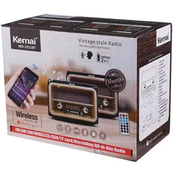 رادیو اسپیکر بلوتوثی رم و فلش خور Kemai MD-1911BT + ریموت کنترلKEMAI MD-1911BT WIRELESS SPEAKER