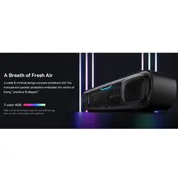 اسپیکر بلوتوثی Baseus AeQur DS10 A20054402111-01BASEUS AEQUR DS10 A20054402111-01 WIRELESS SPEAKER