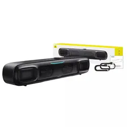 اسپیکر بلوتوثی Baseus AeQur DS10 A20054402111-01BASEUS AEQUR DS10 A20054402111-01 WIRELESS SPEAKER