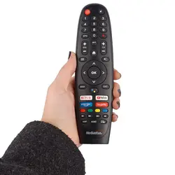 کنترل تلوزیون مدیا استار Mediastar تخم مرغیMEDIASTAR RECEIVER REMOTE