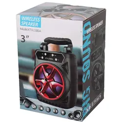اسپیکر بلوتوثی رم و فلش خور KTX-1586AKTX-1586A WIRELESS SPEAKER