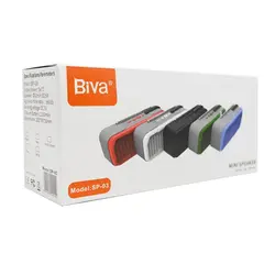 اسپیکر بلوتوثی رم و فلش خور Biva SP-03BIVA SP-03 WIRELESS SPEAKER