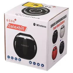 اسپیکر بلوتوثی رم و فلش خور Galexbit GS06 PlusGALEXBIT GS06 PLUS WIRELESS SPEAKER