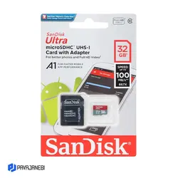 رم میکرو سن دیسک مدل Ultra A1 سرعت 98MBps 653X ظرفیت 16 گیگابایت