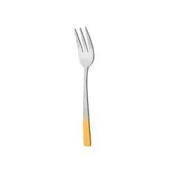 چنگال میوه‌خوری ناب استیل مدل فلورانس دورطلا
