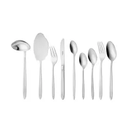 سرویس قاشق و چنگال ناب استیل 86 پارچه مدل پالرموNab Steel Palermo Cutlery Set 86 Pcs