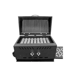 باربیکیو 9 شعله گازی ذغالی نالینوBarbecue Nalino With 9 Burner