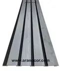 دیوارپوش ترمووال PVC |رنگ طوسی چام | عرض 20 سانت ضخیم | شاخه 2.8 متری