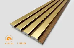 ترمووال بهینا |4 شیار| عرض 12 سانت | شاخه 3 متری | رنگ طلایی گلد L12-108| شاخه 3 متری |