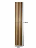 ترمووال mdf روکش دار| رنگ دو گل مشه | عرض 50 سانت | ارتفاع 2.80