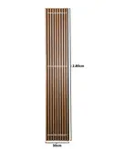ترمووال mdf روکش دار| رنگ چام| عرض 50 سانت | ارتفاع 2.80
