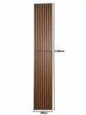 ترمووال mdf روکش دار| رنگ گردویی | عرض 50 سانت | ارتفاع 2.80