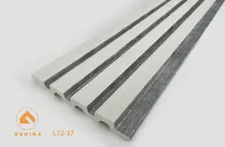 ترمووال بهینا |4 شیار| عرض 12 سانت | شاخه 3 متری | رنگ کرم نقره ای L12-37| شاخه 3 متری |